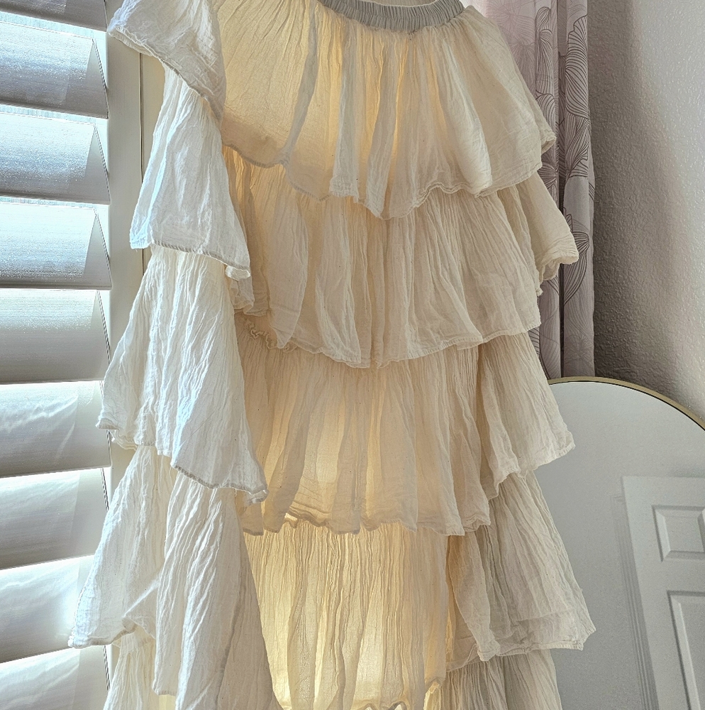 Elegant Layered Ruffle Dress